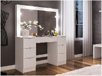 Penteadeira de Torre com Espelho 7 Gavetas - 2