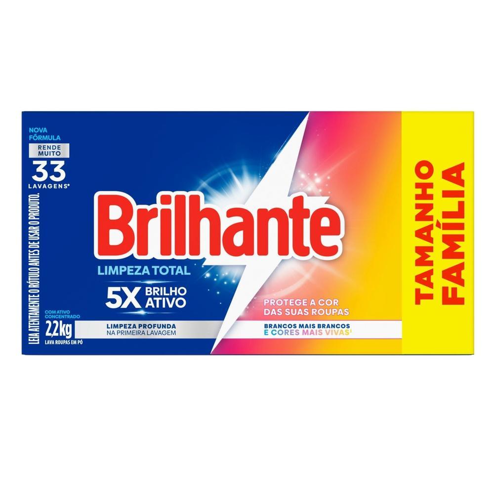 Sabão em Pó Concentrado Brilhante Lava Roupas - 3