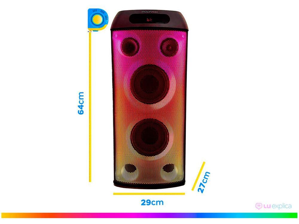 Caixa de Som Torre Polyvox XT-660T Bluetooth - 6