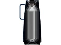 Bule de Chá e Café de Plástico Azul 1L Tramontina Exata