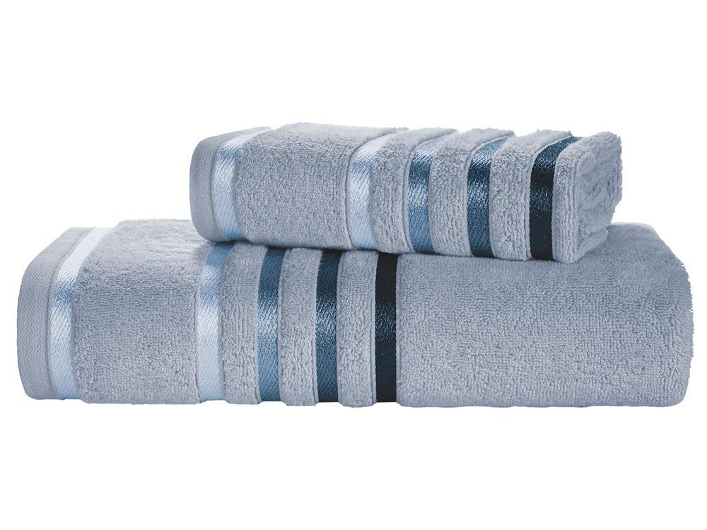 Jogo de Toalhas de Banho Karsten Lumina Allure 2 Peças - 1