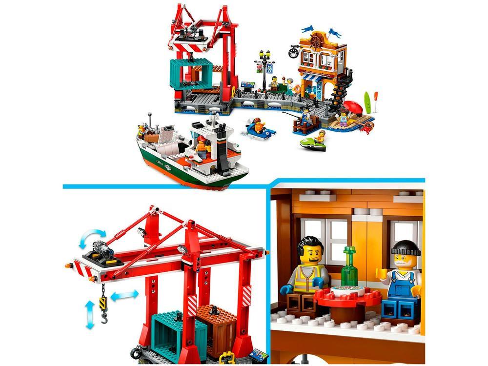 LEGO City Porto à Beira-mar com Navio de Carga - 7
