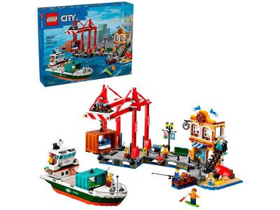 LEGO City Porto à Beira-mar com Navio de Carga