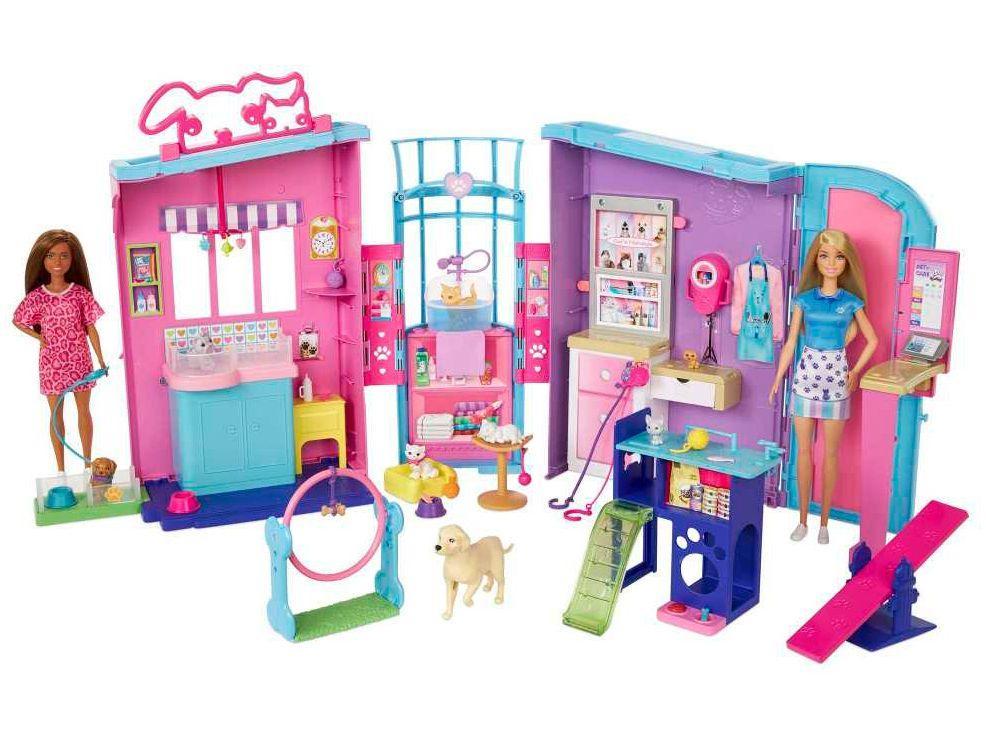 Playset Barbie Conjunto Babá de Animais de  - 1
