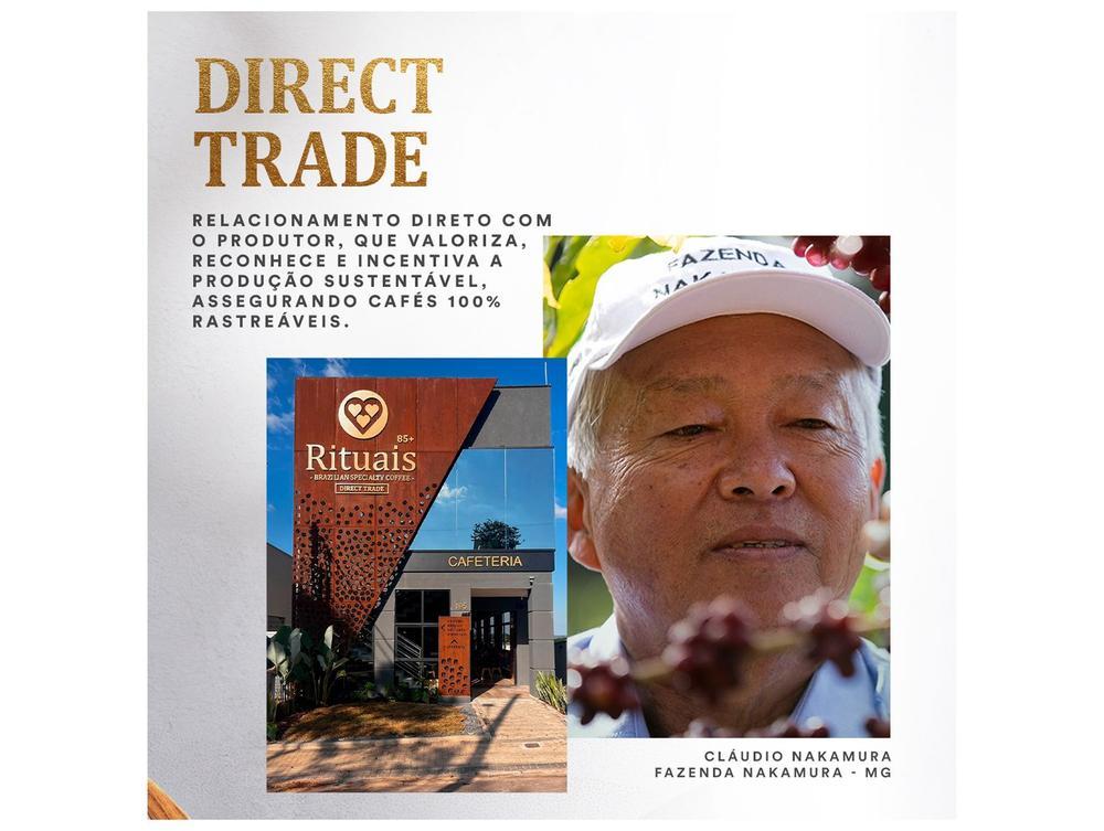 Café Moído Especial 3 Corações Rituais 85+ Chocolate 100% Arábica Pacote 250g - 5