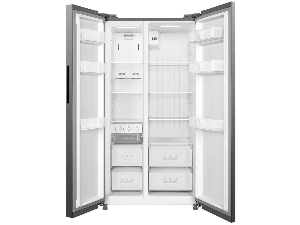 Geladeira/Refrigerador Midea Smart Frost Free Side by Side Inox 511L MDRS710FGD46 - 5