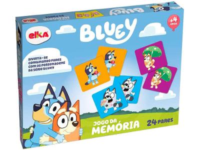 Jogo da Memória Bluey Elka 48 Cartas