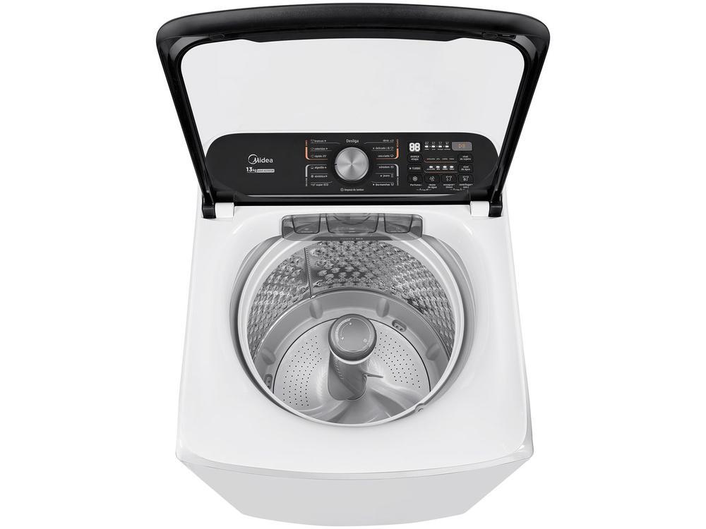Lavadora de Roupas Midea 13kg Cesto Inox 13 Programas de Lavagem Branca Wave Agitator - 5