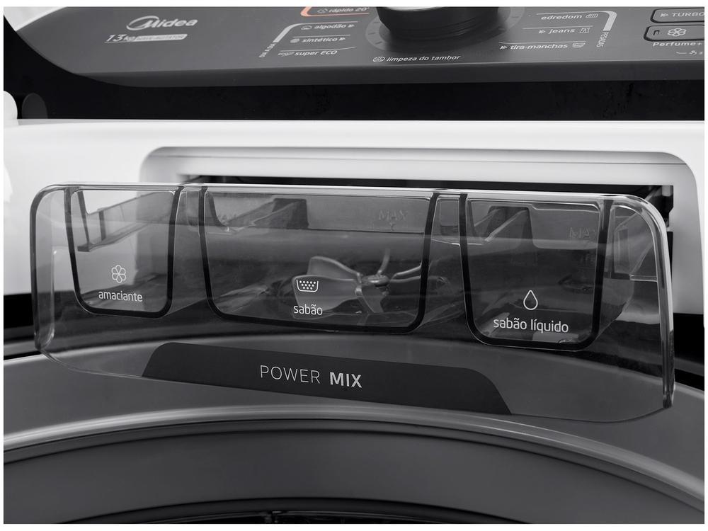 Lavadora de Roupas Midea 13kg Cesto Inox 13 Programas de Lavagem Branca Wave Agitator - 7