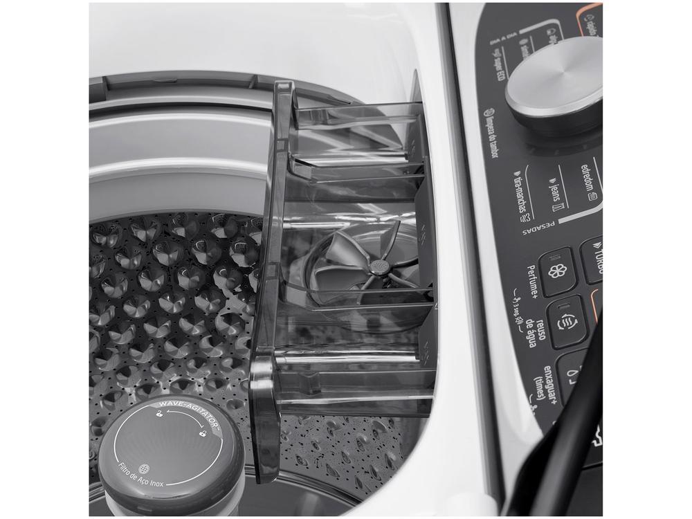 Lavadora de Roupas Midea 13kg Cesto Inox 13 Programas de Lavagem Branca Wave Agitator - 8