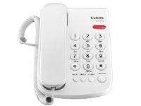 Telefone com Fio Elgin TCF 2000 Chave Branco - 1