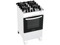 Fogão 4 Bocas Mesa de Vidro Atlas Branco - 1