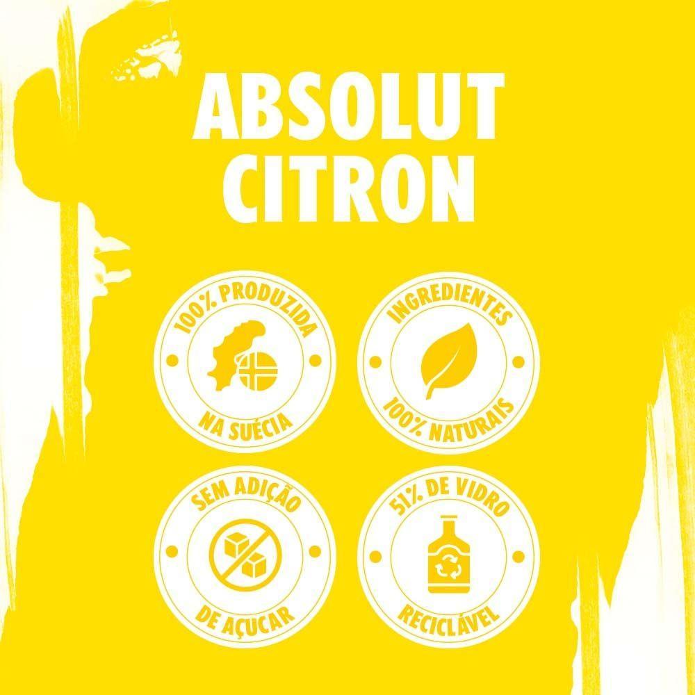 Vodka Absolut Citron 750ml - 6