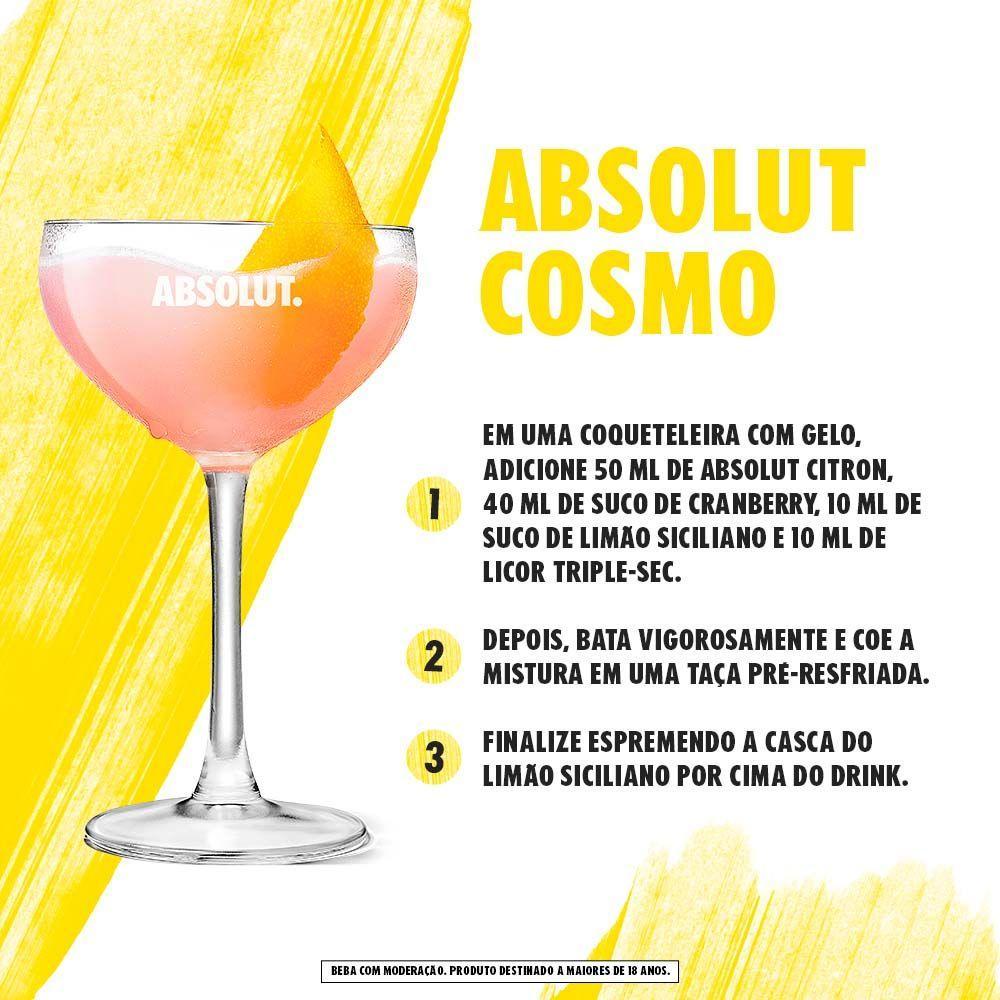 Vodka Absolut Citron 750ml - 7