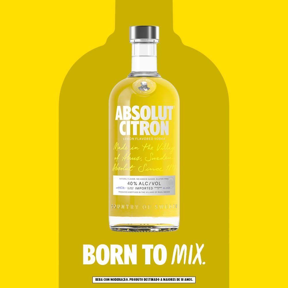 Vodka Absolut Citron 750ml - 8