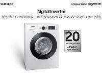 Lava e Seca Samsung 11kg Inverter 3 em 1 Água Fria Branca WD11M4473PW - 8