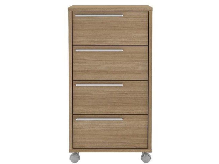 Gaveteiro para Escritório 4 Gavetas Politorno Maia - 1