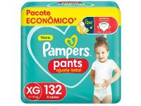 Fralda Calça Pampers Ajuste Total Tam. XG 11 a 15Kg 2 Pacotes com 66 Unidades Cada - 1