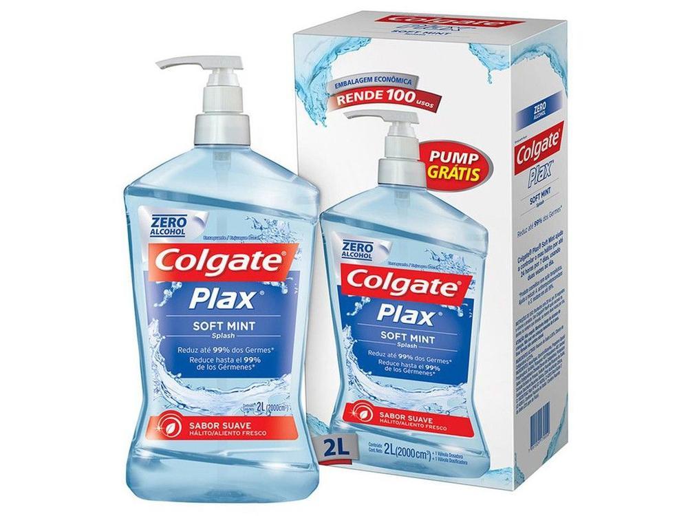 Enxaguante Bucal Colgate sem Álcool Plax Soft Mint - 4