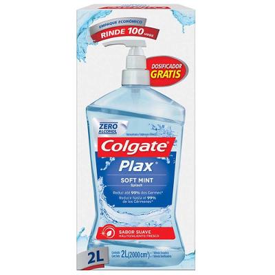 Enxaguante Bucal Colgate sem Álcool Plax Soft Mint