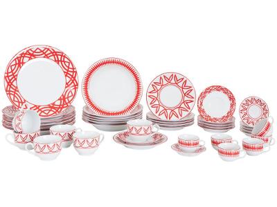 Aparelho de Jantar Chá Café 42 Peças Schmidt