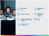 Smart TV 75” 4K LED TCL 75P735 VA 60Hz Hands - 2