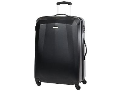 Mala de Viagem Samsonite Grande 32kg Rígida  - Expansiva com Giro 360º Hudson Preta