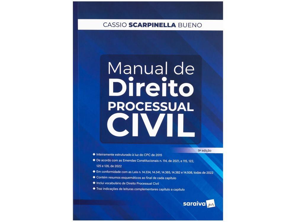 Livro Manual de Direito Processual Civil Cassio Scarpinella Bueno - 1