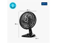 Ventilador de Mesa Mondial Turbo NVT-40-8P-B 40cm 8 Pás 3 Velocidades Preto e Prata - 12
