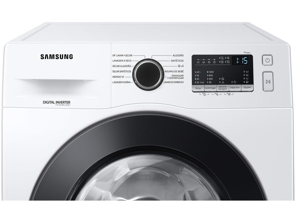 Lava e Seca Samsung 11kg Inverter 3 em 1 Água Fria Branca WD11M4473PW - 5