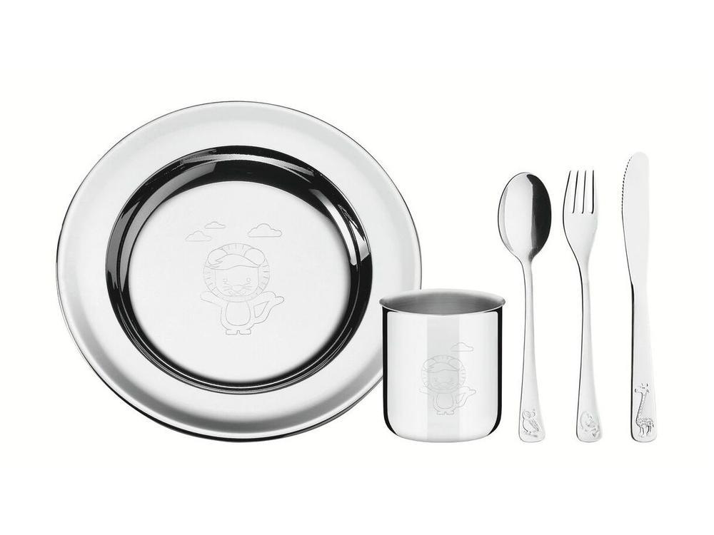 Kit Refeição Infantil Tramontina Baby Friends 5 Peças Animais - 1