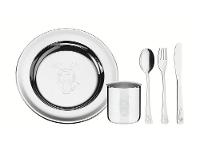 Kit Refeição Infantil Tramontina Baby Friends 5 Peças Animais - 1