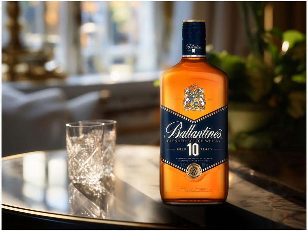 Whisky Ballantines Blended Scotch Blended 10 anos Escocês 1L - 2