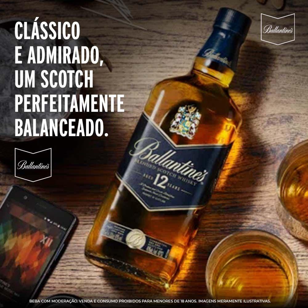 Whisky Ballantines Blended Scotch Blended 10 anos Escocês 1L - 5