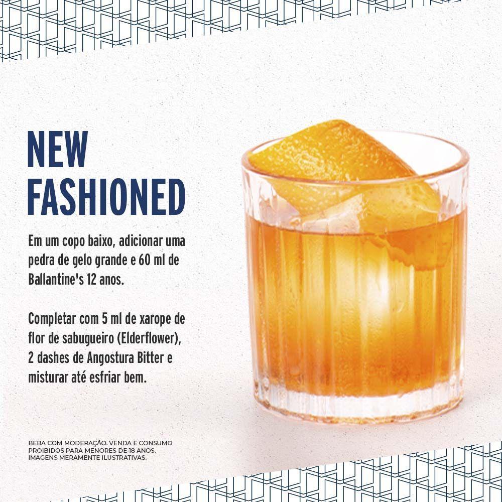 Whisky Ballantines Blended Scotch Blended 10 anos Escocês 1L - 7