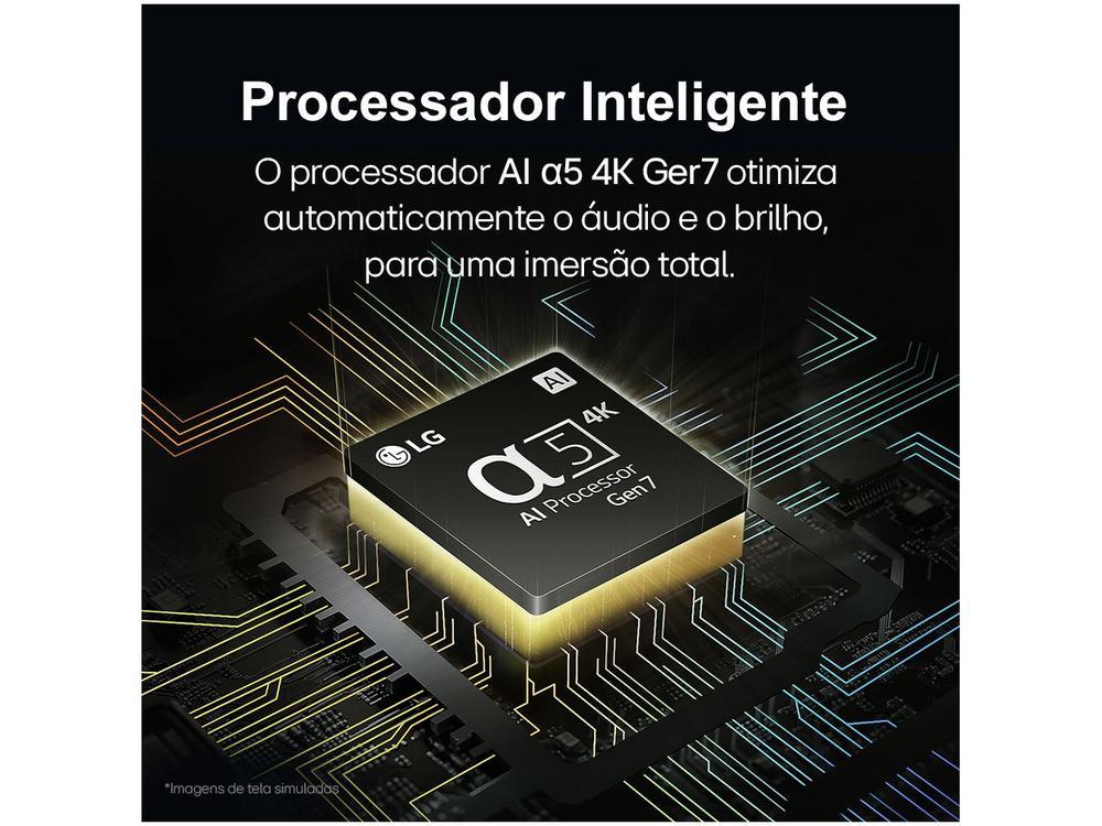 Smart TV 50" 4K LCD LED NanoCell LG 50NANO80TSA WebOS 24 Processador α5 Ger7 Wi-Fi e Bluetooth com Alexa 3 HDMI 2 USB - 22