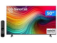 Smart TV 50" 4K LCD LED NanoCell LG 50NANO80TSA WebOS 24 Processador α5 Ger7 Wi-Fi e Bluetooth com Alexa 3 HDMI 2 USB - 11