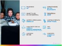 Smart TV 50" 4K LCD LED NanoCell LG 50NANO80TSA WebOS 24 Processador α5 Ger7 Wi-Fi e Bluetooth com Alexa 3 HDMI 2 USB - 12