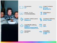 Smart TV 50" 4K LCD LED NanoCell LG 50NANO80TSA WebOS 24 Processador α5 Ger7 Wi-Fi e Bluetooth com Alexa 3 HDMI 2 USB - 2