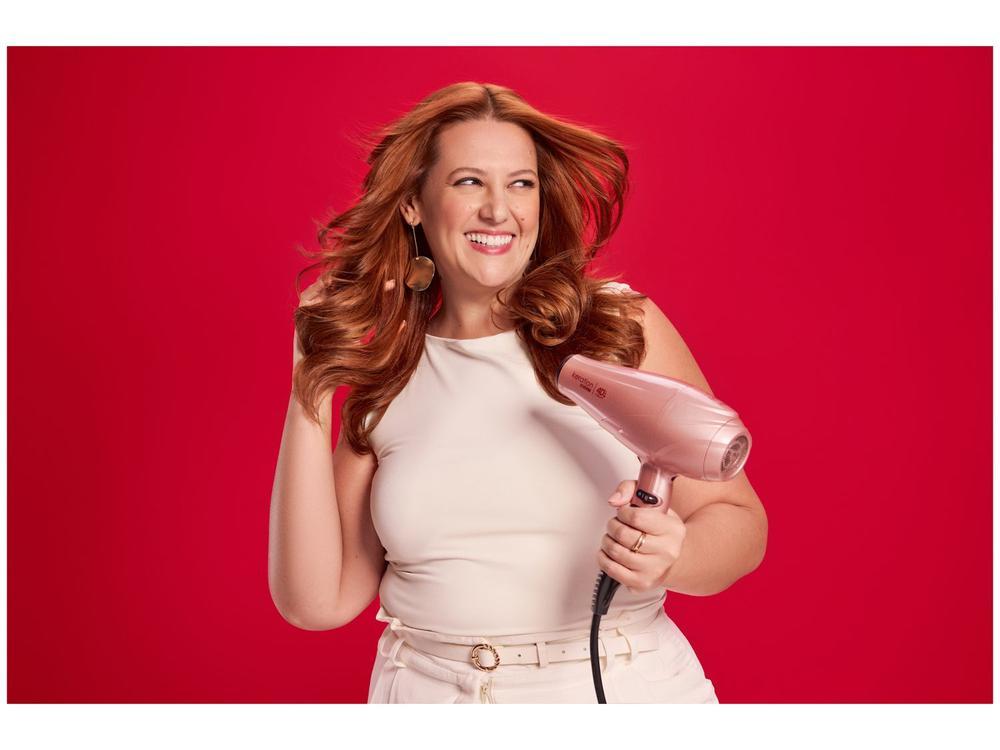 Secador de Cabelo GAMA Italy Rosé 2500W 3 Velocidades Keration 4D - 14