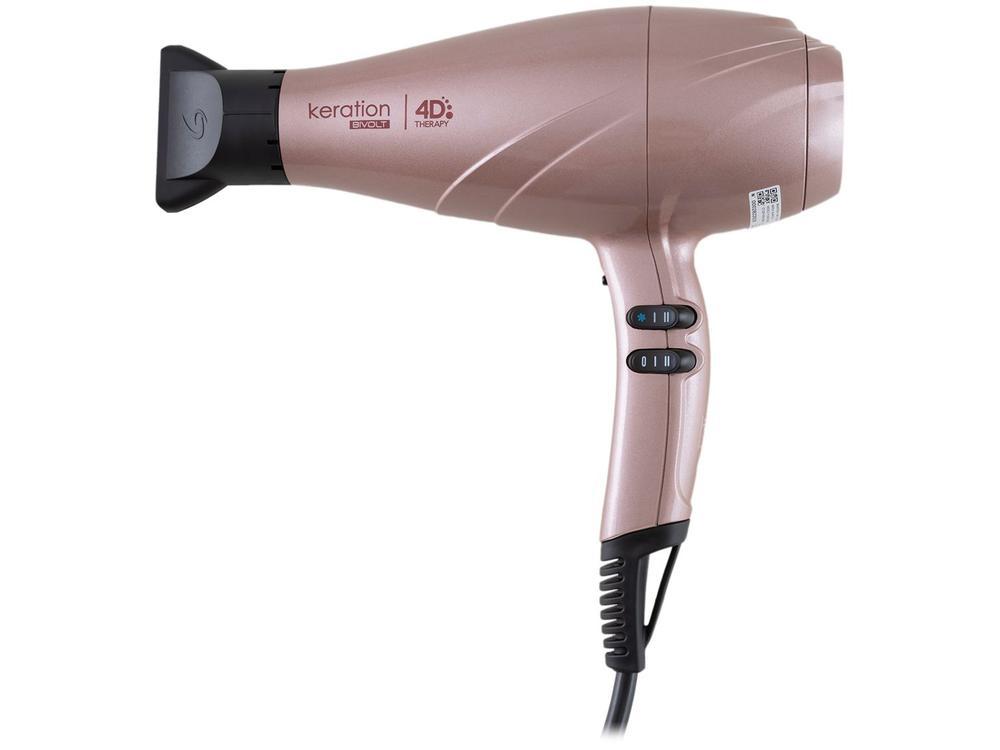 Secador de Cabelo GAMA Italy Rosé 2500W 3 Velocidades Keration 4D - 3