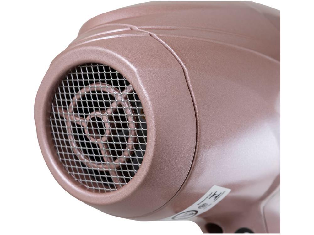Secador de Cabelo GAMA Italy Rosé 2500W 3 Velocidades Keration 4D - 7