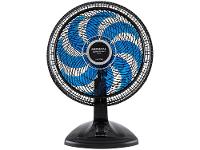 Ventilador de Mesa Mondial Super Turbo VTX-40-Crystal 40cm 8 Pás 3 Velocidades Preto e Azul - 1