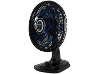 Ventilador de Mesa Mondial Super Turbo VTX-40-Crystal 40cm 8 Pás 3 Velocidades Preto e Azul - 8