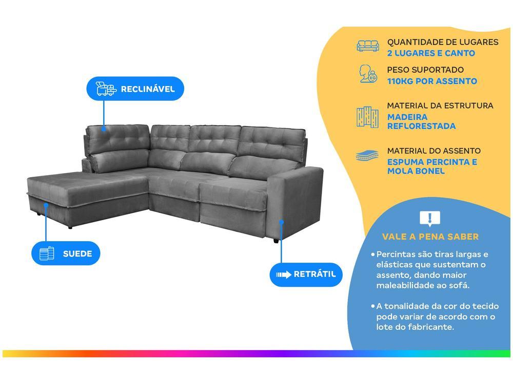 Sofá de Canto 2 Lugares Phormatta Pacific SMP - 2