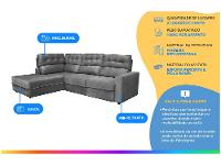 Sofá de Canto 2 Lugares Phormatta Pacific SMP - 2