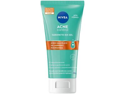Sabonete em Gel Facial Nivea Acne Control 150g