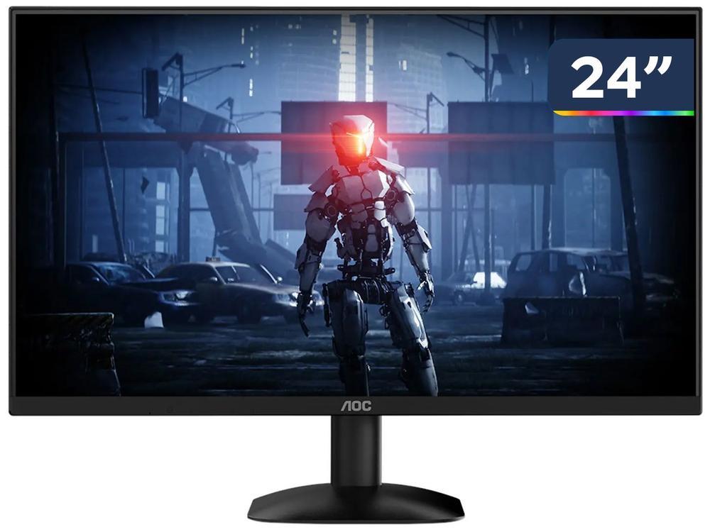 Monitor 24" FHD 100Hz 1ms AOC Série B35 24B35HM2 Widescreen HDMI e VGA - 1