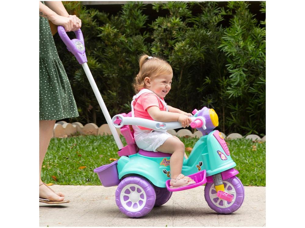 Triciclo Infantil com Empurrador Avespa Maral - 2