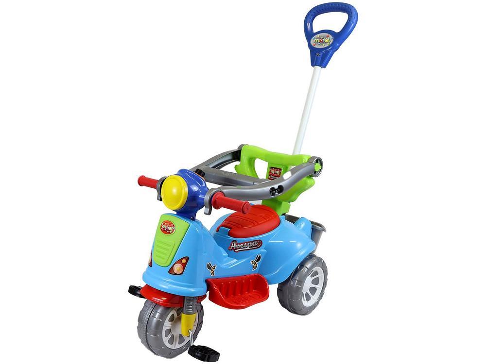 Triciclo Infantil com Empurrador Avespa Maral - 1